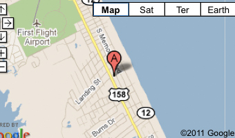 Our Location for Fuji Restaurant on the Outer Banks of North Carolina